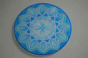 Azúr mandala (20 cm)