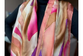 Charlotte selyemsál (180x45 cm)