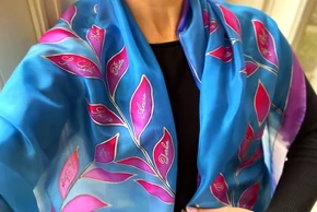 Rita selyemsál (180x45 cm)