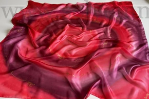 Kép 5/5 - Selyemkendő pedagógusoknak (90x90 cm)