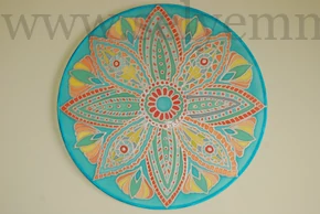 Kép 3/3 - Smaragdzöld mandala (20 cm)