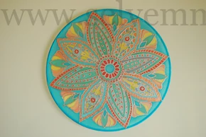 Kép 1/3 - Smaragdzöld mandala (20 cm)