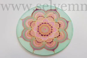 Kép 1/2 - Menta mandala (20 cm)