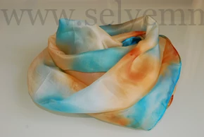 Kép 2/4 - Juliette selyemsál (150x40 cm)