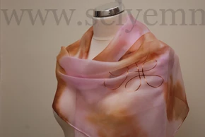 Kép 4/4 - Camille selyemsál (150x40 cm)