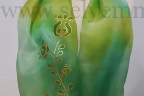 Kép 5/5 - Eve selyemsál (150x40 cm)