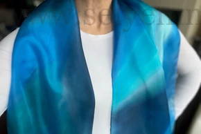 Kép 1/3 - Haley selyemsál (150x40 cm)