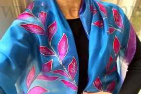 Kép 1/4 - Rita selyemsál (180x45 cm)