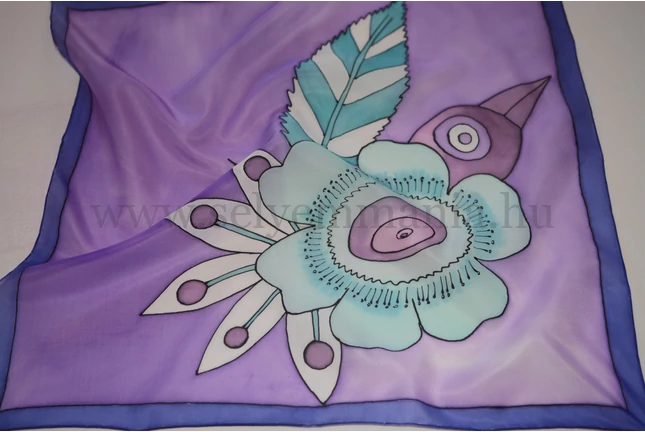 Nuria selyemkendő (55x55cm)