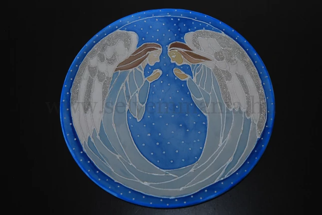 Kék mandala (20 cm)