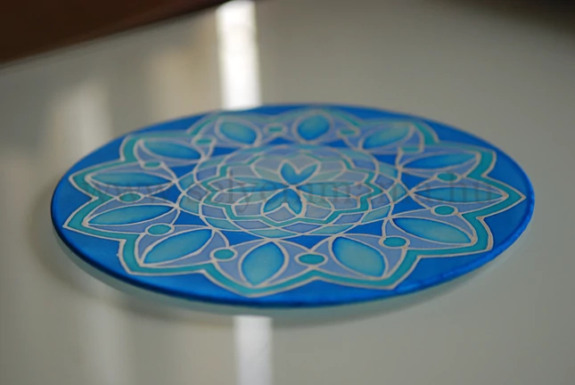 Azúr mandala (20 cm)