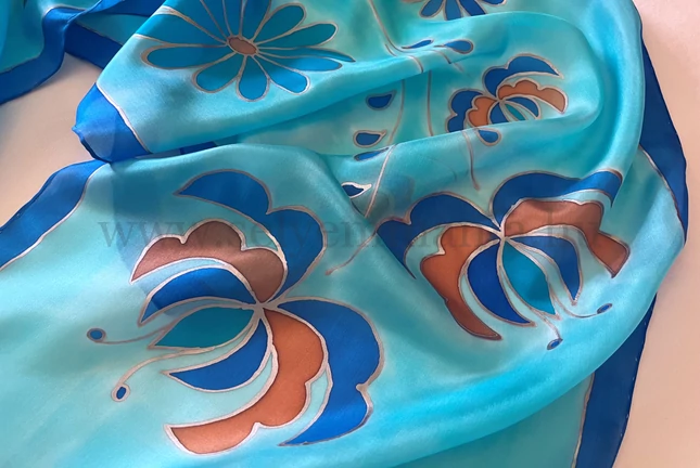 Hungarian Harmony, Ágnes selyemsál (150x40 cm)