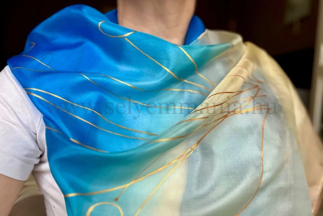 Natali selyemsál (180x45 cm)