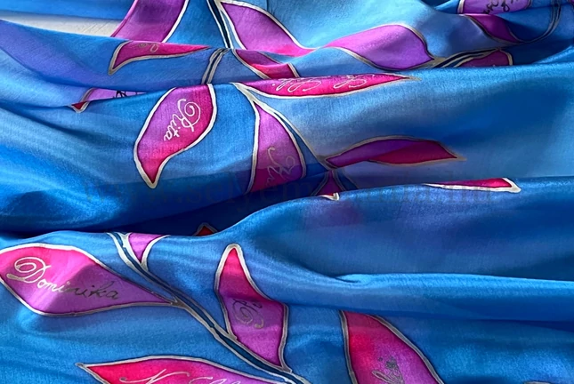 Rita selyemsál (180x45 cm)