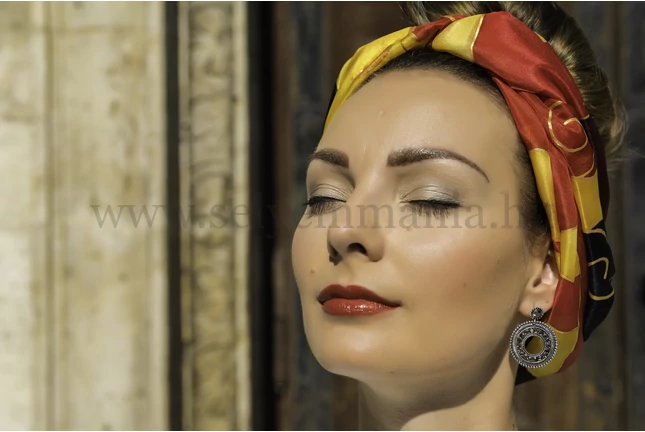 Rosalie selyemsál (180x45 cm)